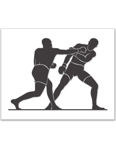 Conjunto de 4 Pósters de Artes Marciales PICTURE THIS PRINTS 20x25 cm 2