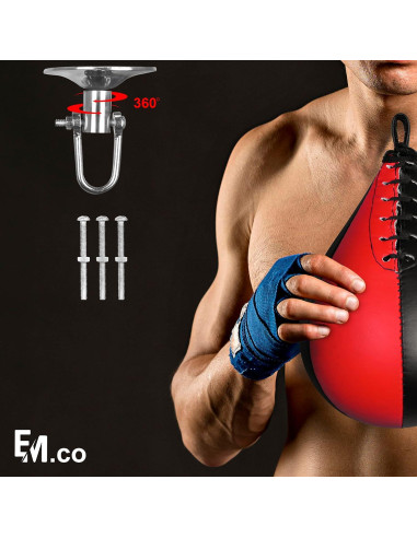 Bolsa de Velocidad de Boxeo Genérico SB01 - Cuero PU 24.4x15.2cm