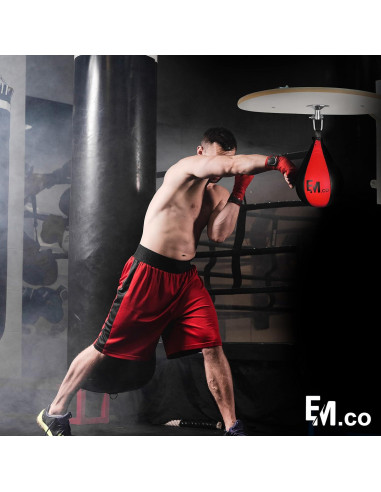 Bolsa de Velocidad de Boxeo Genérico SB01 - Cuero PU 24.4x15.2cm