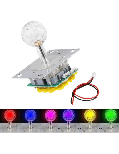 Joystick Arcade LED Tyenaza 4-8 Direcciones Iluminado