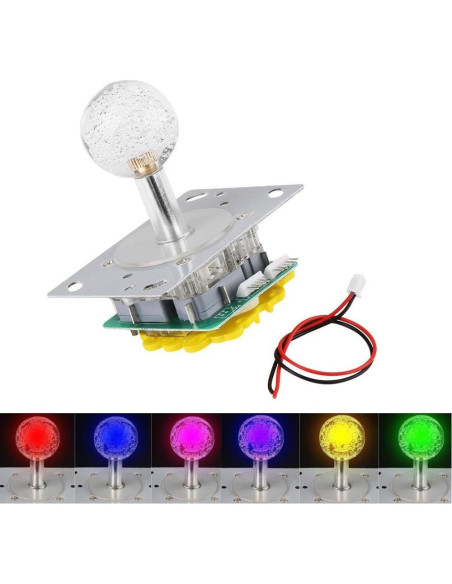 Joystick Arcade LED Tyenaza 4-8 Direcciones Iluminado