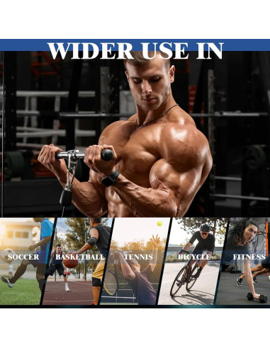 3 Rollos de Cinta Atlética WLLHYF Adhesivo Fuerte 1.5cm