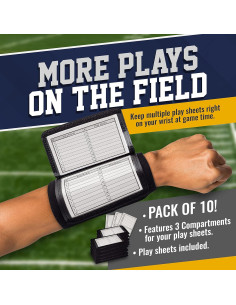 Banda de Muñeca para Fútbol Profesional GSM Brands - Paquete de 10 2