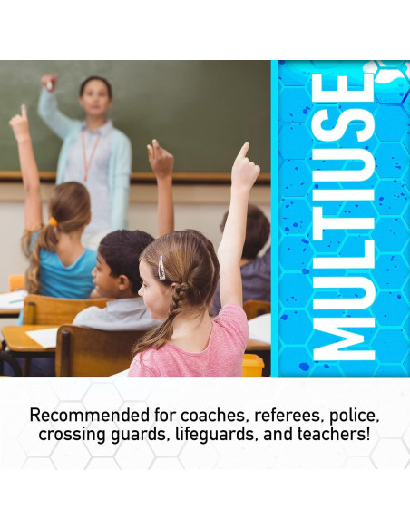 Silbato de Plástico Franklin Sports con Cordón Giratorio