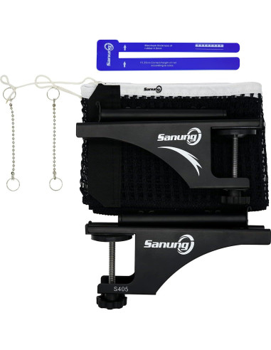 Conjunto de Red y Poste de Tenis de Mesa Sanung S405 Profesional