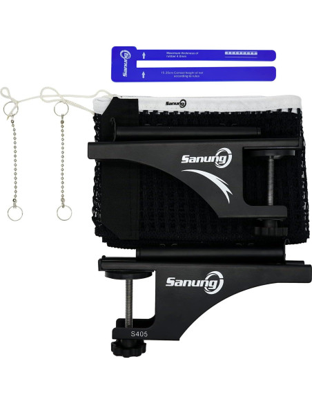 Conjunto de Red y Poste de Tenis de Mesa Sanung S405 Profesional