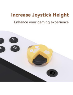 Yocore Tapas de Joystick Silicona Pato para Switch Lite OLED 2