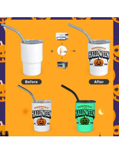 Vasos Mini de Shot AGH 3oz Acero Inoxidable 6 Piezas Halloween 2