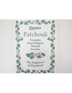 20 Varitas de Incienso Natural Patchouli 28 cm Paine's 2
