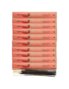 Incienso Auroshikha Pureza Jazmín 100g - Aroma Floral Natural