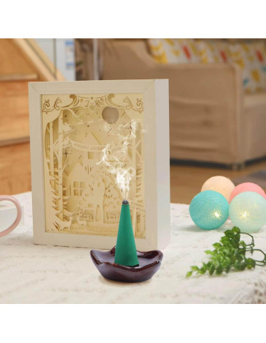 50 Conos de Incienso Natural Citronela Elmeplh - Aroma Ligero