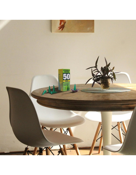 50 Conos de Incienso Natural Citronela Elmeplh - Aroma Ligero