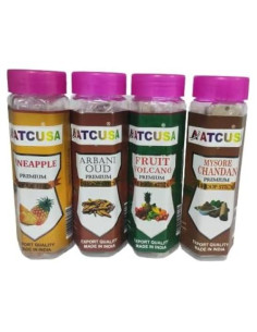 80 Varitas de Dhoop ATCUSA - 4 Fragancias Naturales