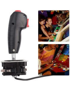 Joystick de Vuelo TOPINCN 8 Vías con Botón de Fuego 2