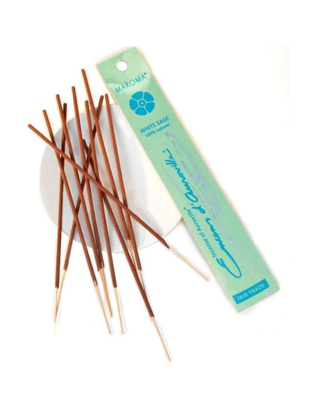 Incienso Maroma EDA Salvia Blanca 10 Varitas Aromaterapia