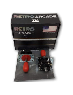 Joystick Arcade Mag-Stik-Plus Rojo 4/8 Vías Intercambiable