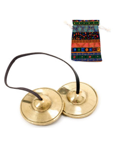 Címbalos Tingsha Tibetanos Boao 6.3 cm para Meditación