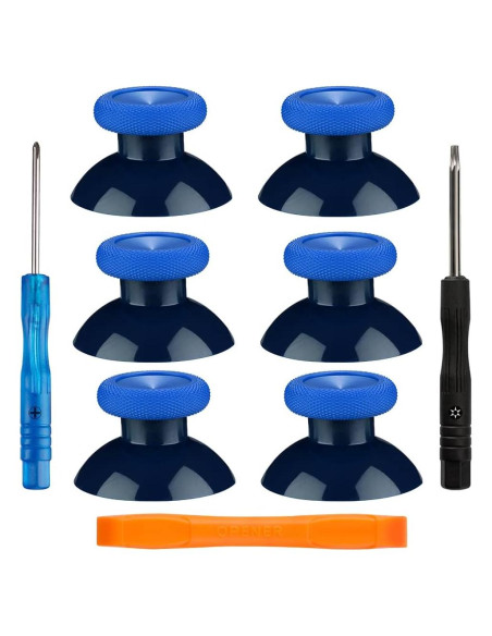 TOMSIN Joysticks Reemplazo Xbox One S - 6 Pcs Azul