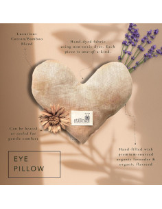 Almohadilla de Ojos de Algodón de Bambú con Lavanda - 19.4x15.9cm 2