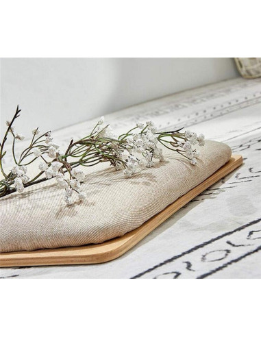 Silla de Suelo HYMIC Beige con Espuma de Memoria 46x37 cm