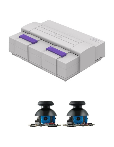 Módulo Joystick GuliKit Efecto Hall + Estación Acoplamiento 7 en 1