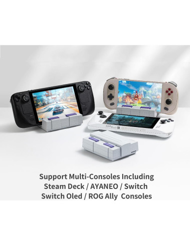 Módulo Joystick GuliKit Efecto Hall + Estación Acoplamiento 7 en 1