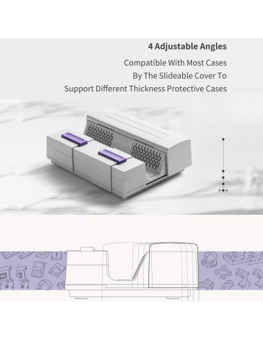 Módulo Joystick GuliKit Efecto Hall + Estación Acoplamiento 7 en 1