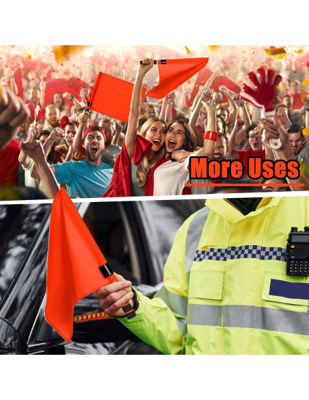 Banderas de Voleibol Juez de Línea Sawhox 2PCS Livianas