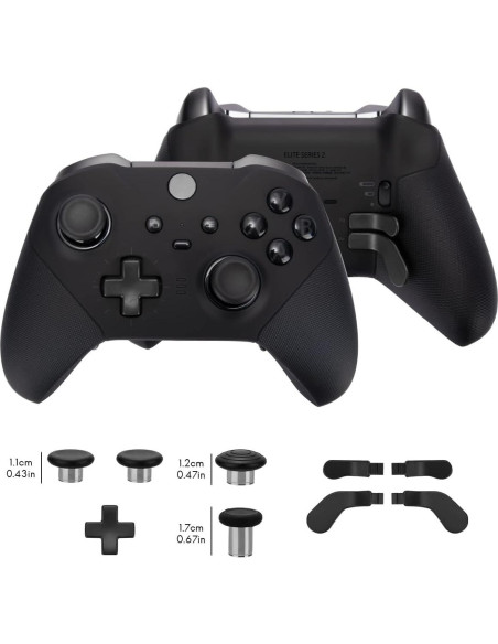 Accesorios Metálicos Xbox Elite Series 2 - 9 en 1 Negro