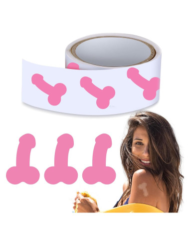 500 Calcomanías Divertidas para Bronceado Loopeer 3.75x2.5cm