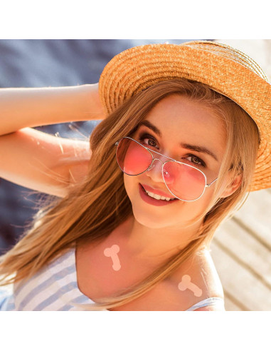 500 Calcomanías Divertidas para Bronceado Loopeer 3.75x2.5cm