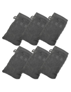 Kit Hecho Fácil - Mitones de Baño 100% Algodón - Paquete de 6