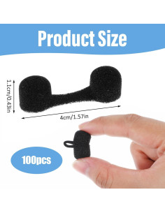 100 Filtros Nasales Desechables Dimeho para Polvo y Alergias 2