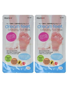 Daiwa Felicity Dream Feet Máscara Exfoliante para Pies - 2 Pares