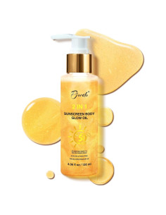 Aceite Brillante Corporal Pjordo SPF 50 120 ml - Oro