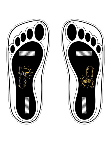 120 Pares Almohadillas Desechables Bronceado Spray HeeStar