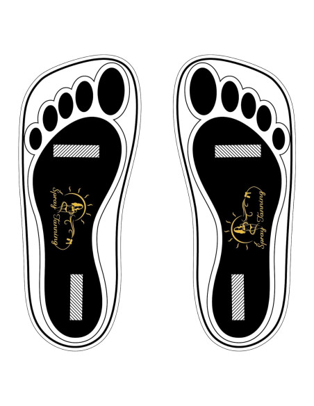 120 Pares Almohadillas Desechables Bronceado Spray HeeStar