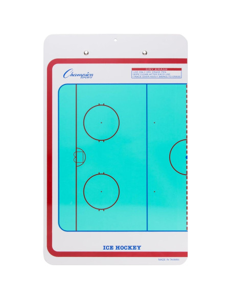 Tablero de Borrado en Seco Champion Sports 40.6x25.4cm Doble Cara