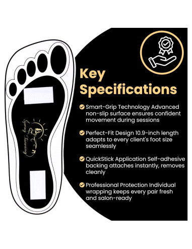 120 Pares Almohadillas Desechables Bronceado Spray HeeStar