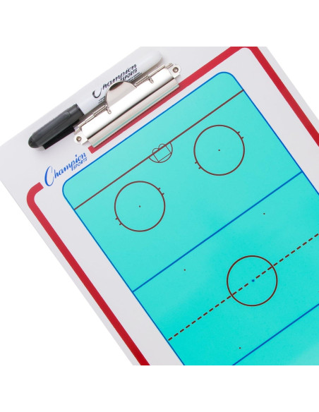 Tablero de Borrado en Seco Champion Sports 40.6x25.4cm Doble Cara