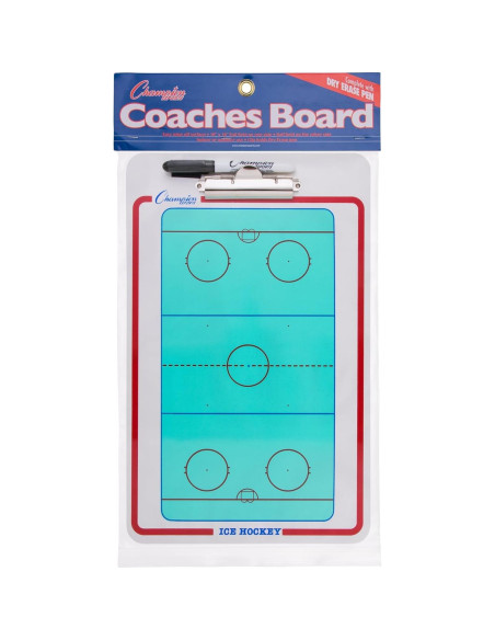 Tablero de Borrado en Seco Champion Sports 40.6x25.4cm Doble Cara