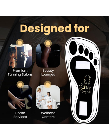 120 Pares Almohadillas Desechables Bronceado Spray HeeStar