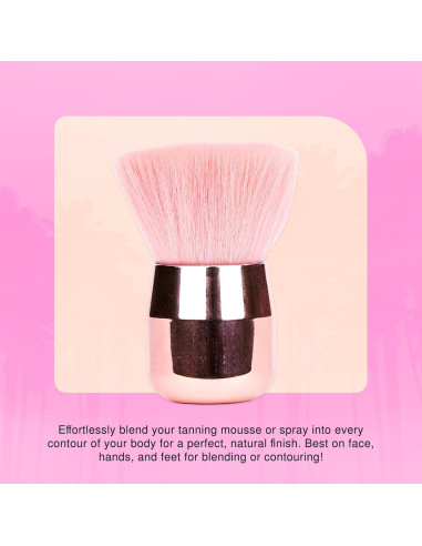 Brocha de Bronceado Stupid Happy - Cuerpo y Cara - Cerdas Veganas