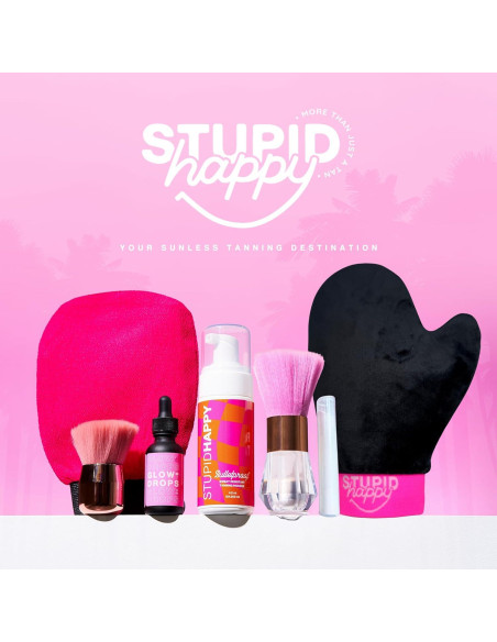 Brocha de Bronceado Stupid Happy - Cuerpo y Cara - Cerdas Veganas