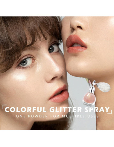 Spray de Polvo Iluminador NewBang 2Pcs - Brillo Larga Duración