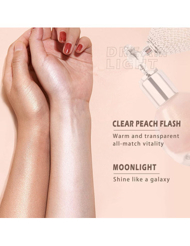 Spray de Polvo Iluminador NewBang 2Pcs - Brillo Larga Duración