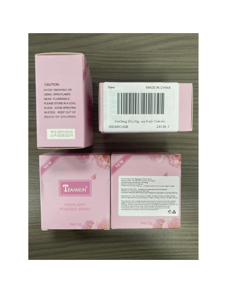 Spray de Polvo Iluminador NewBang 2Pcs - Brillo Larga Duración