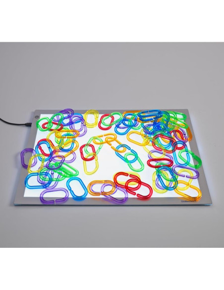 Anillos de Enlace Translúcidos Discount School Supply - 180 Piezas