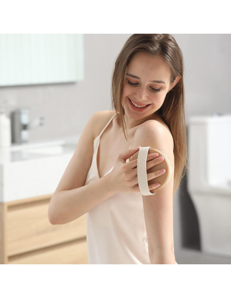 Cepillo Corporal Exfoliante SURDOCA de Bambú Azul 11cm