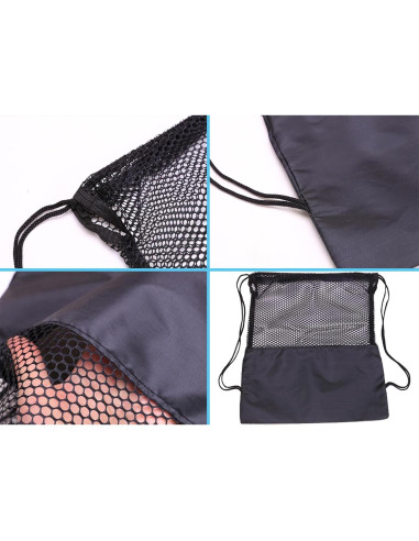 Cesta Recogedora de Pelotas de Tenis Selbst con Bolsa de Malla